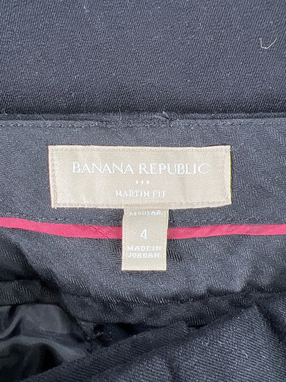 Banana Republic Women’s Black Martin Fit Dress Pants - 4