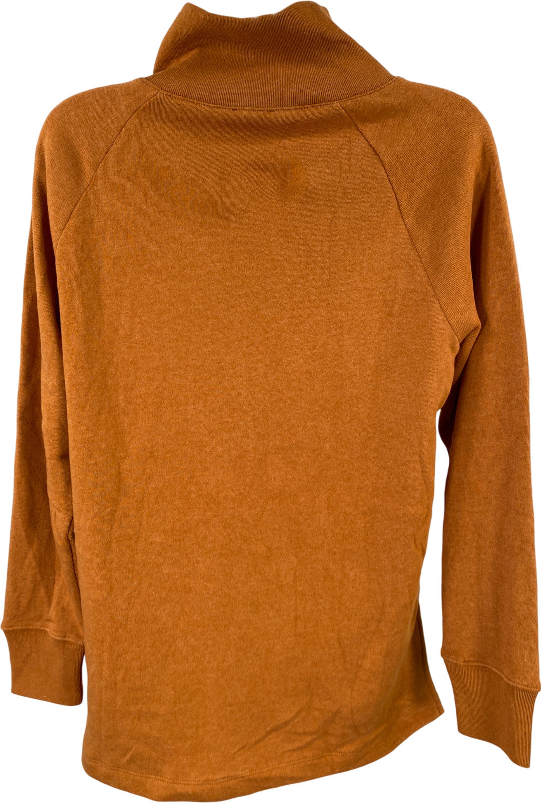 J.Crew Women’s Brown Fleece Lined Mock Neck Pullover Sweater - XS