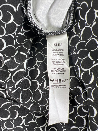 White House Black Market Women’s Black Side Zip Straight Ankle Pants - 2