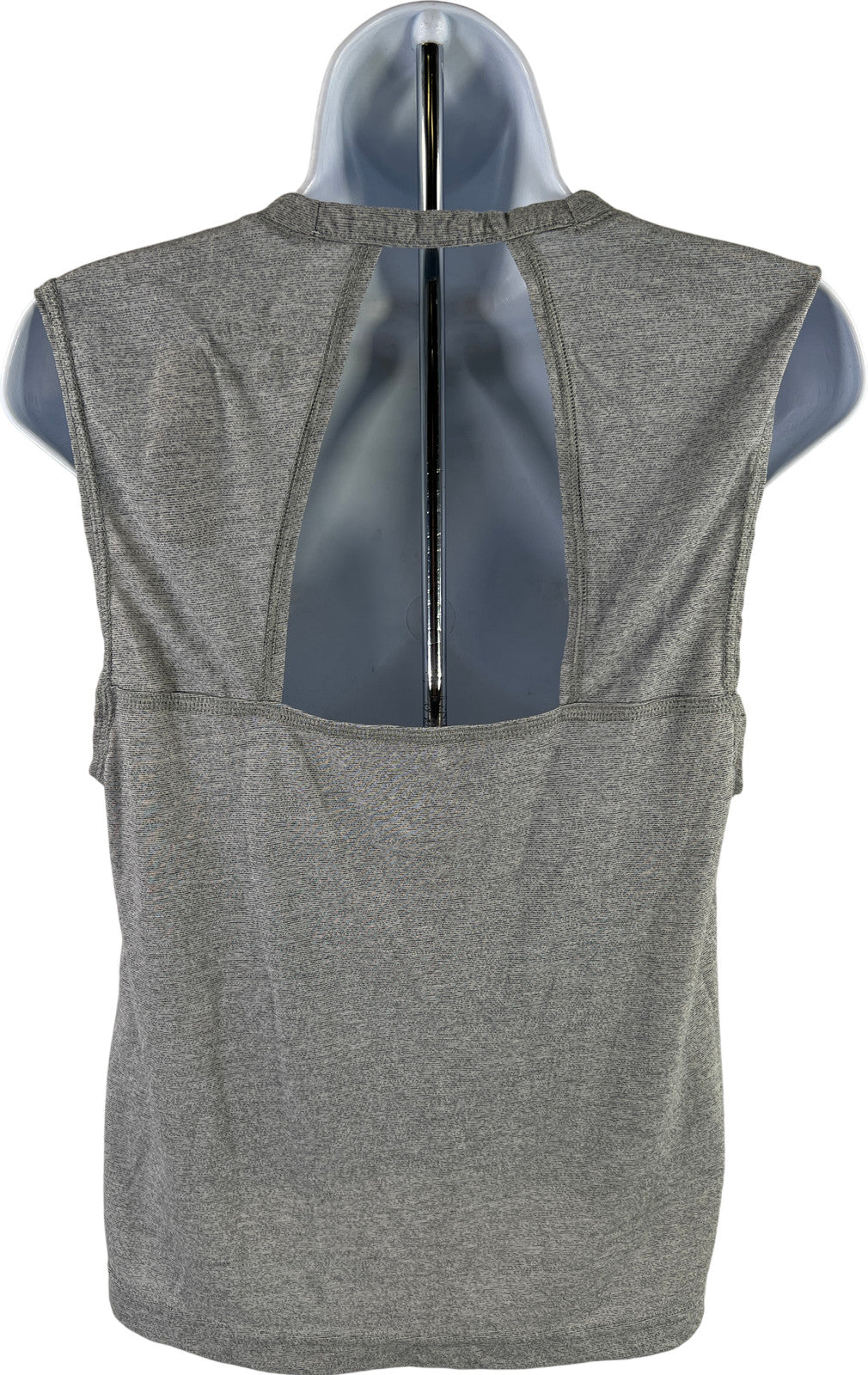 Nike Women’s Gray Sleeveless MSU Spartants Dri-Fit Open Back Tank Top - M
