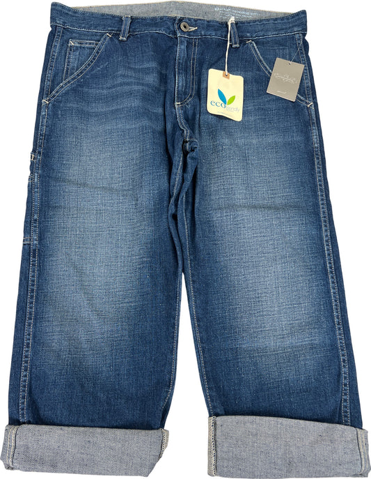 Adriano Goldschmied Women’s Medium Wash Cropped Denim Jeans - 31