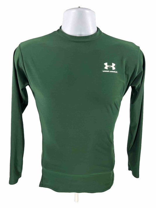 Under Armour Men's Green Long Sleeve Compression Fitted Shirt - L