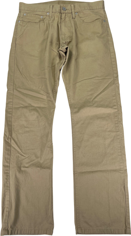 Levi’s Men’s Beige 514 Straight Fit Lightweight Pants - 32x32