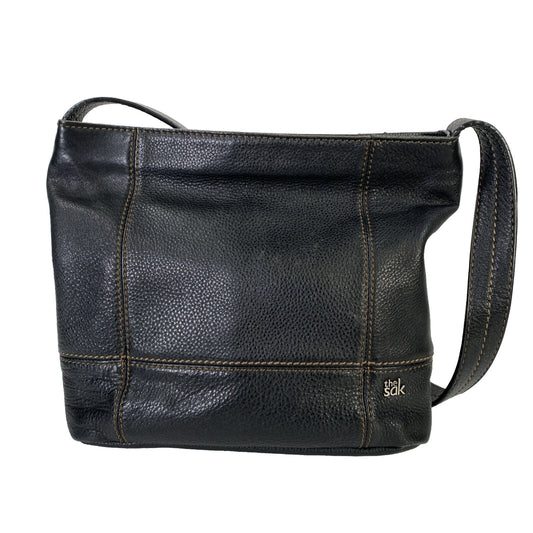 The Sak Women's Black Leather Shoulder Bag Purse