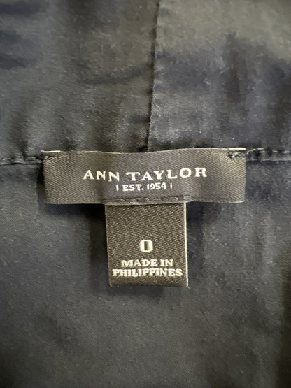 Ann Taylor Women’s Black Cowl Neck Sleeveless Blouse - 0