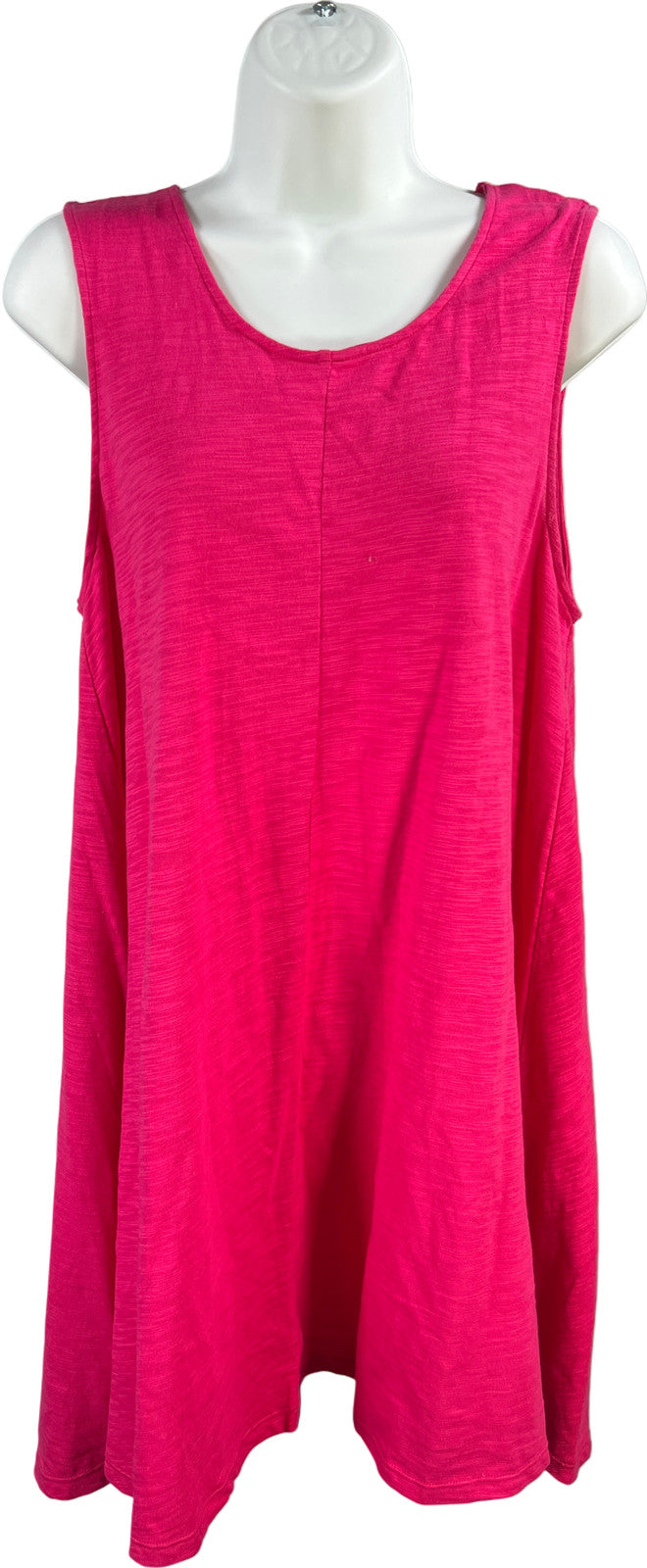 Neon Buddha Women’s Pink Sleeveless T-Shirt Tank Dress - M