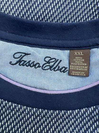 Tasso Elba Men’s Blue Long Sleeve Shirt - Xxl