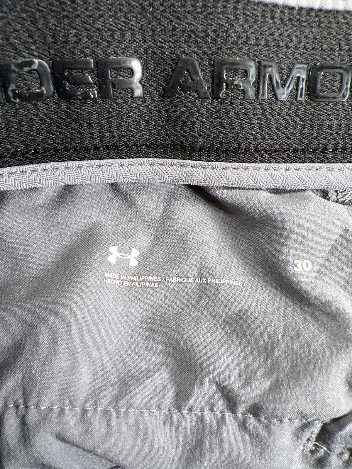 Under Armour Men’s Gray Athletic Shorts - 30