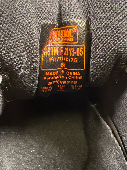 Worx by Red Wings Women’s Gray/Purple Safety Steel Toe Work Shoes - 10