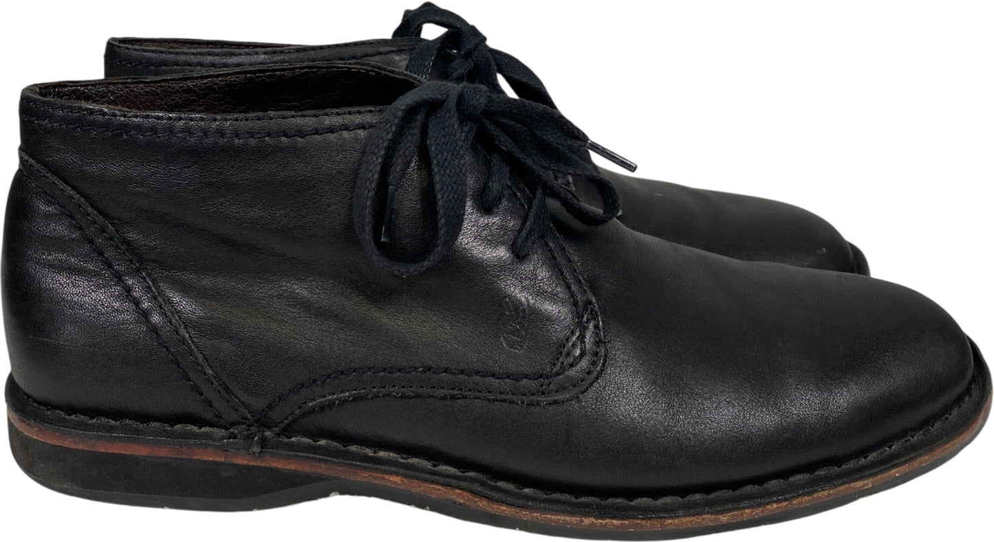 John Varvatos Men’s Black Leather Hipster Chukka Boots - 9.5