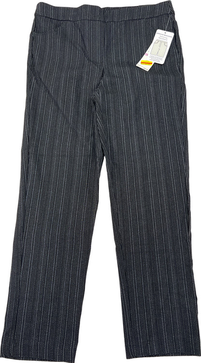 Alfred Dunner Women’s Black Allure Stretch World Traveler Pants - 6 Petite