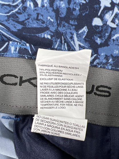 Jack Nicklaus Men’s Blue Tropical Golf Shorts - 32