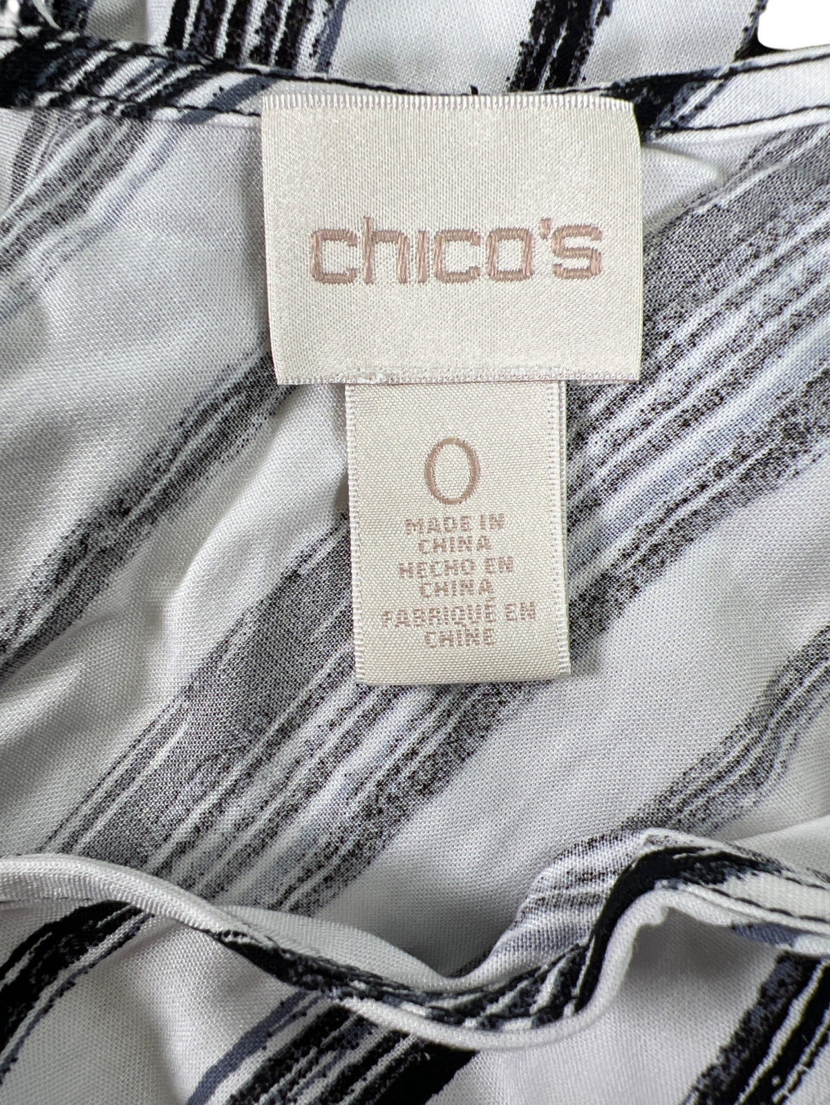 NEW Chico’s Women’s White/Black Gaucho Cropped Jumpsuit Shirt Set - 0/S