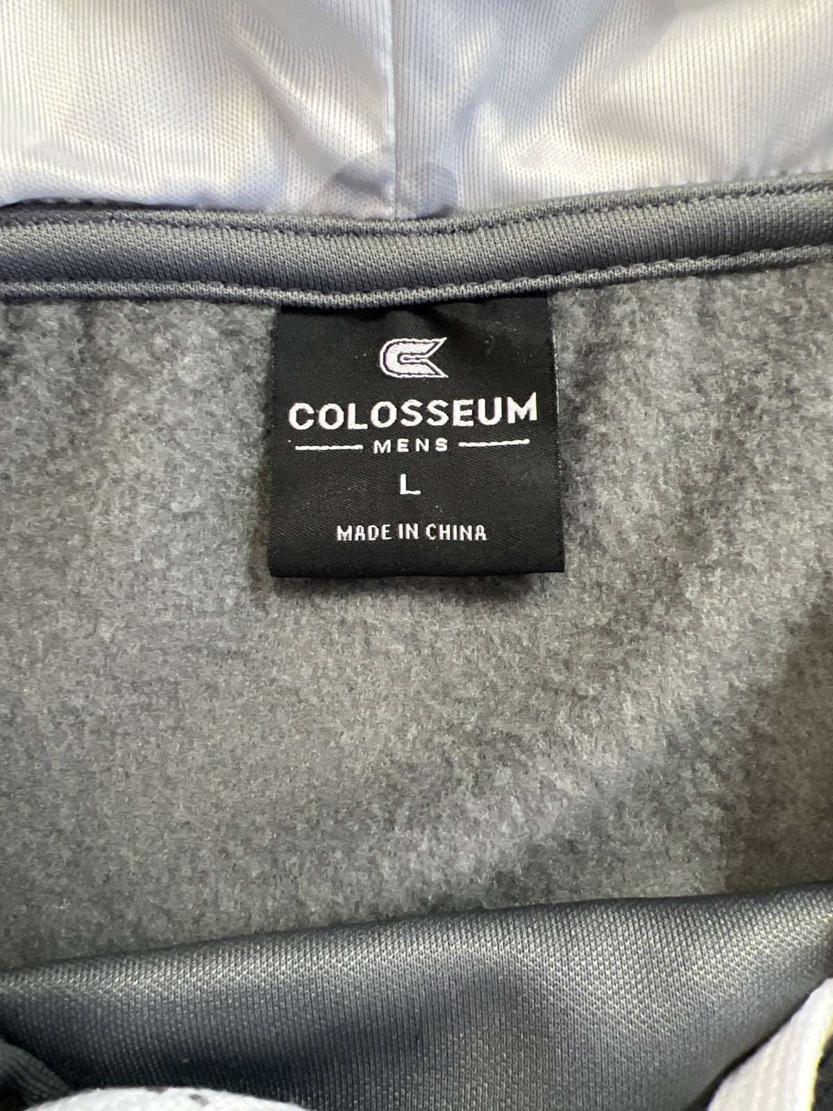 Colosseum Men’s Gray Michigan State Support The Troops Pullover Sweatshirt - L