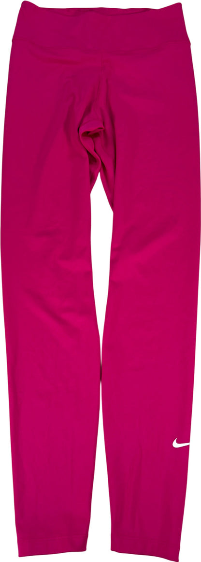 Nike Women’s Pink One High Rise Dri-Fit Athletic Leggings - S