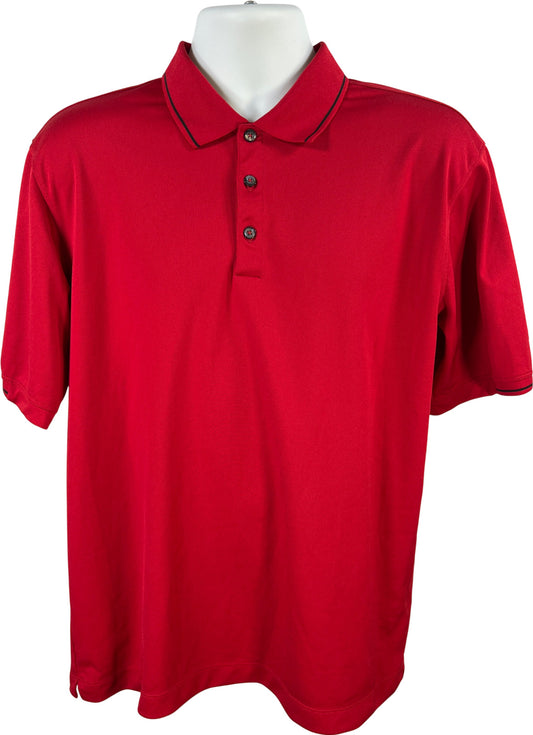 Nike Golf Men’s Red Short Sleeve Athletic Polo Shirt- M