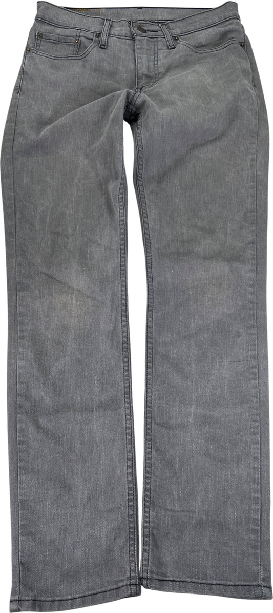 Levi’s Men’s Gray 511 Slim Fit Straight Leg Denim Jeans - 31x32