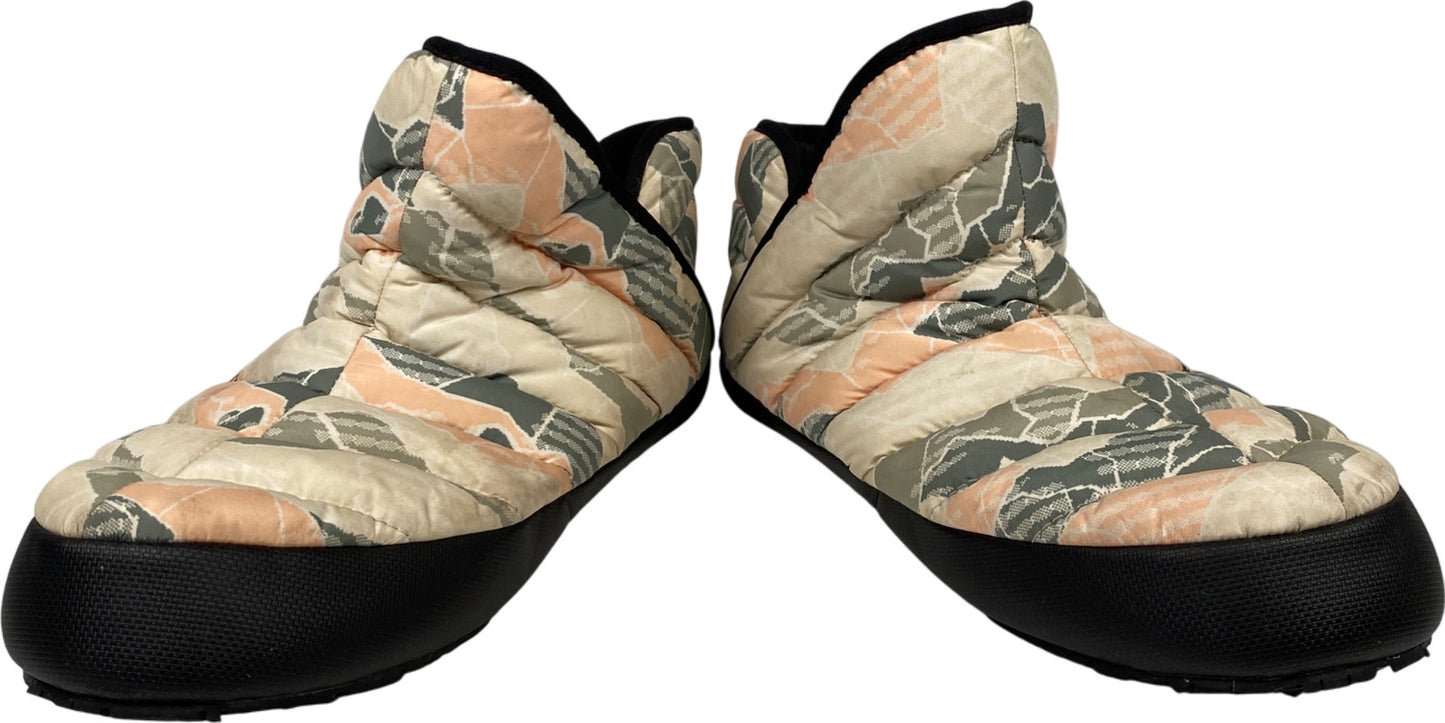 The North Face Men’s Beige/Pink Thermoball Puffer Ankle Booties - 12