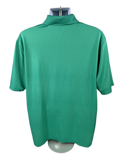 Under Armour Men's Green Short Sleeve HeatGear Golf Polo Shirt - XL