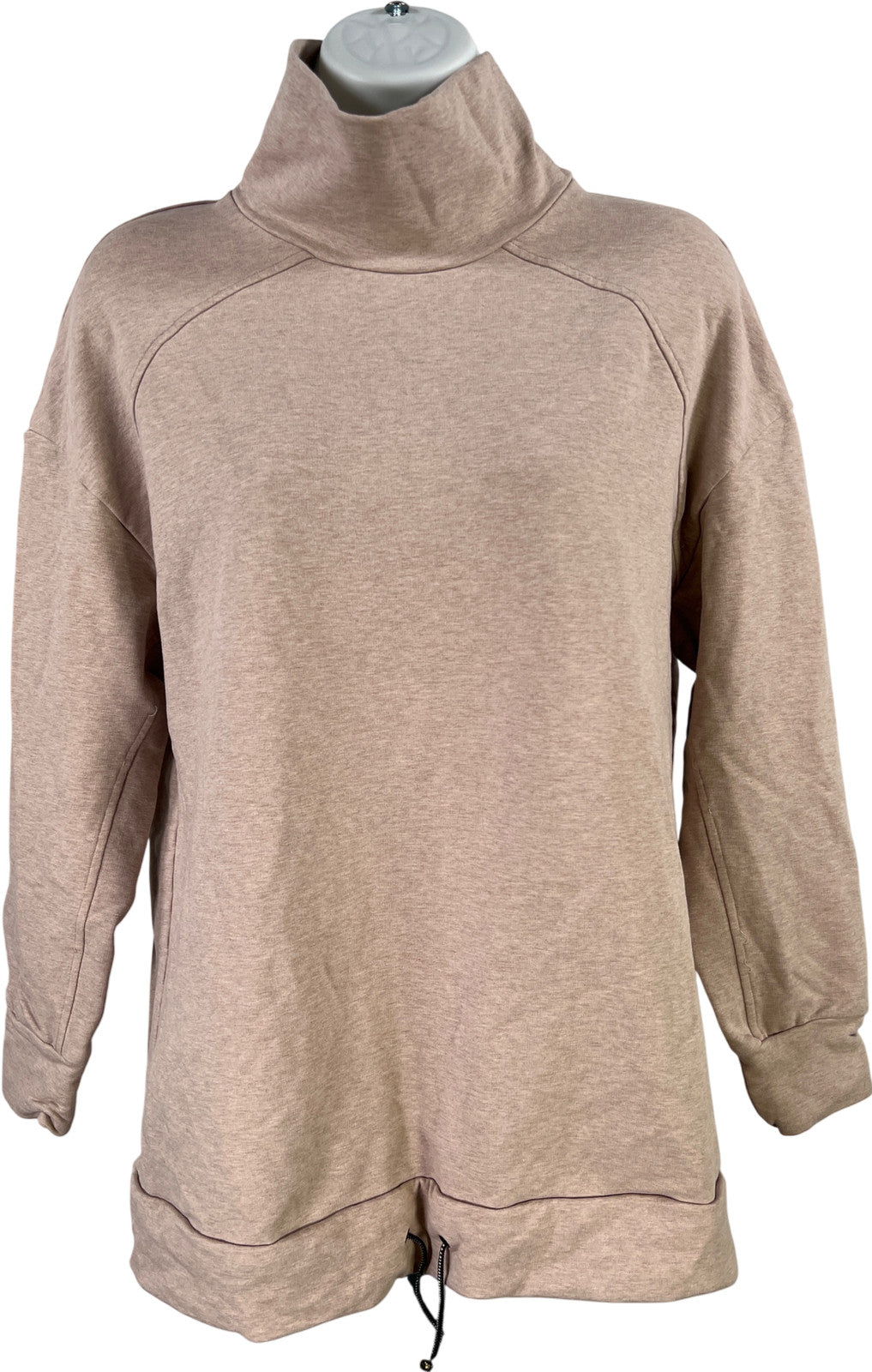 Varley Women’s Beige Cinch Waist Long Sleeve Athletic Shirt - S