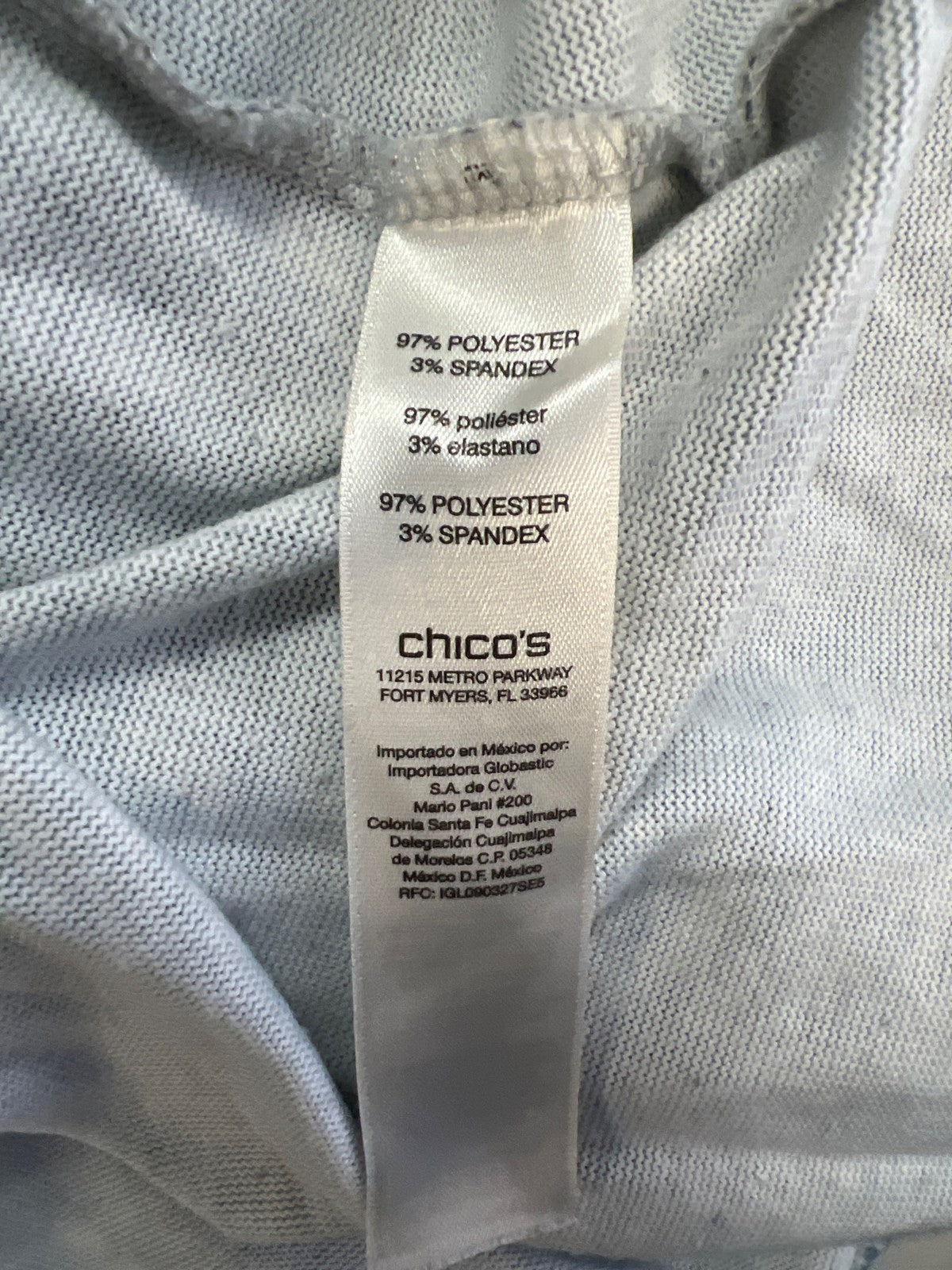 Chico’s Women’s Green/Blue Cowl Neck Long Sleeve Thin Sweater - 2/US L