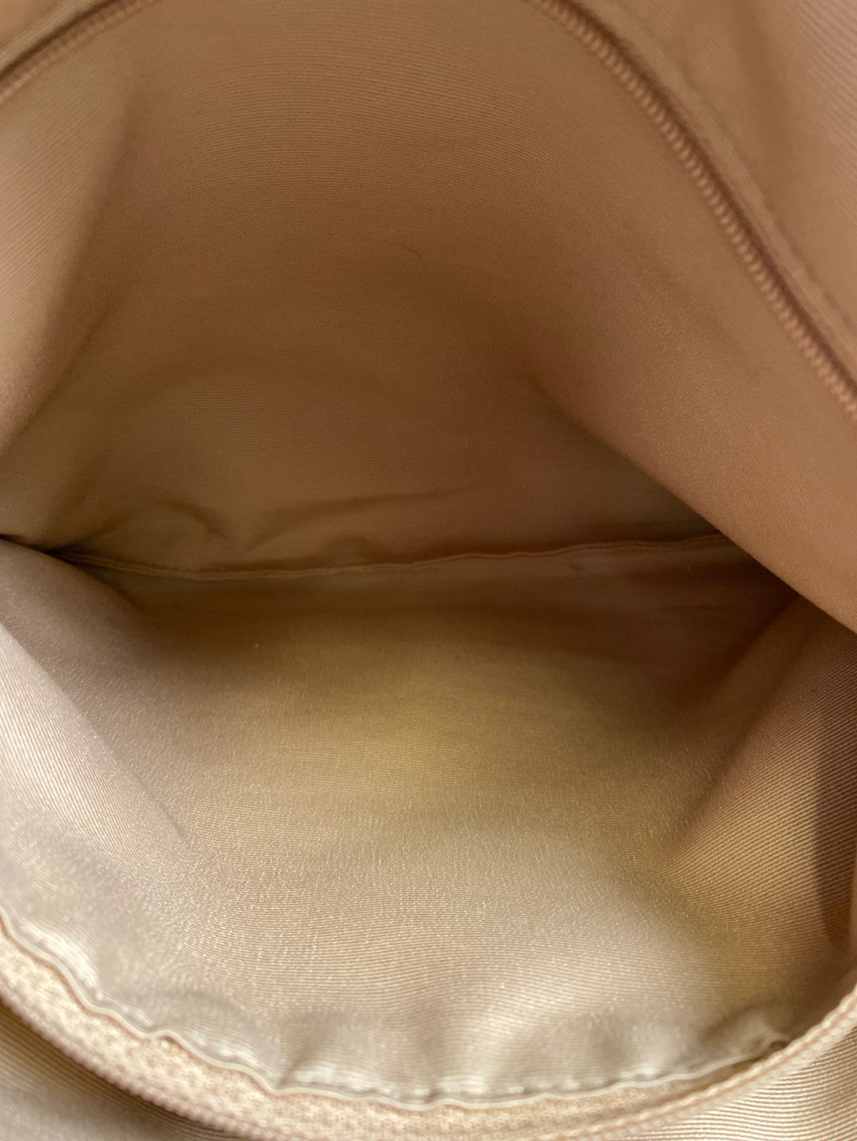 Coach Women’s Brown Signature Stripe Canvas Zip Close Tote Bag Purse