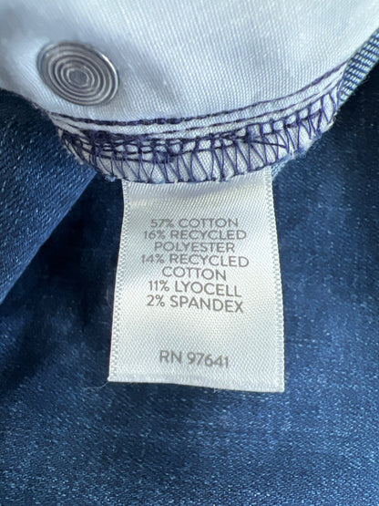 J.Jill Women’s Medium Wash High Rise Full Leg Crop Leg Jeans - 6