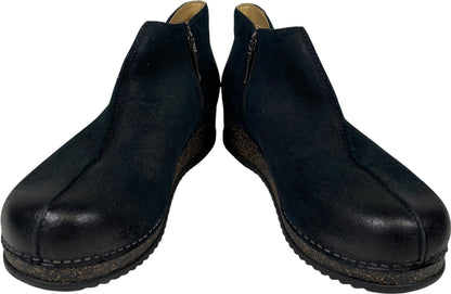 Dansko Women’s Black Burnished Suede Makara Ankle Boots - 39/US 8.5
