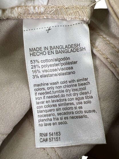 DKNY Women's Beige Stretch Chino Shorts - 12