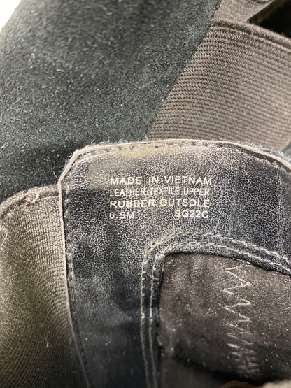 Michael Kors Women’s Black Suede Lottie Heeled Ankle Booties - 6.5