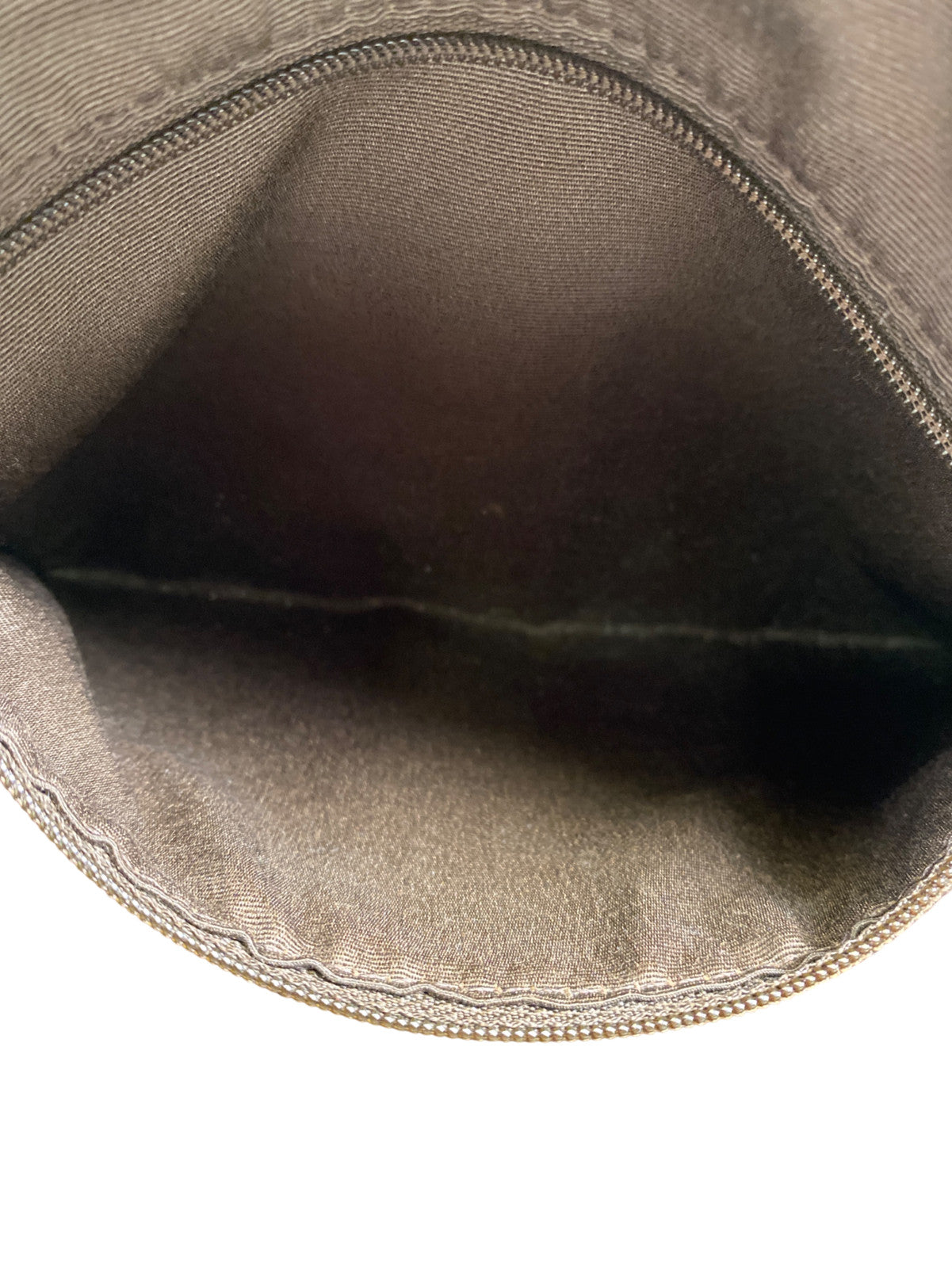 Coach Women’s Beige Signature Canvas Zip Close Crossbody Hand Bag Purse