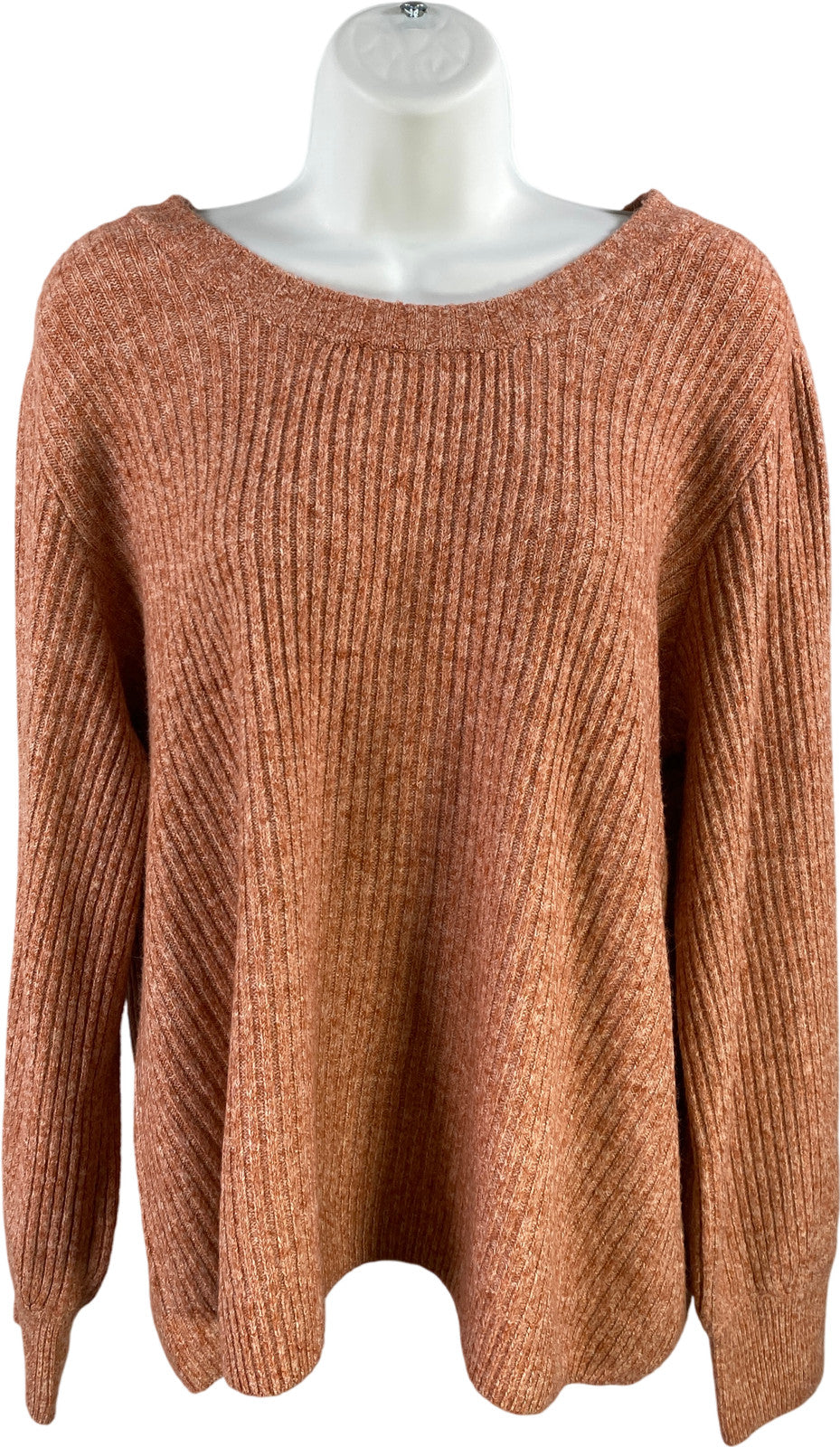 Market and Spruce Women’s Orange Aspen Cropped Sweater - XL