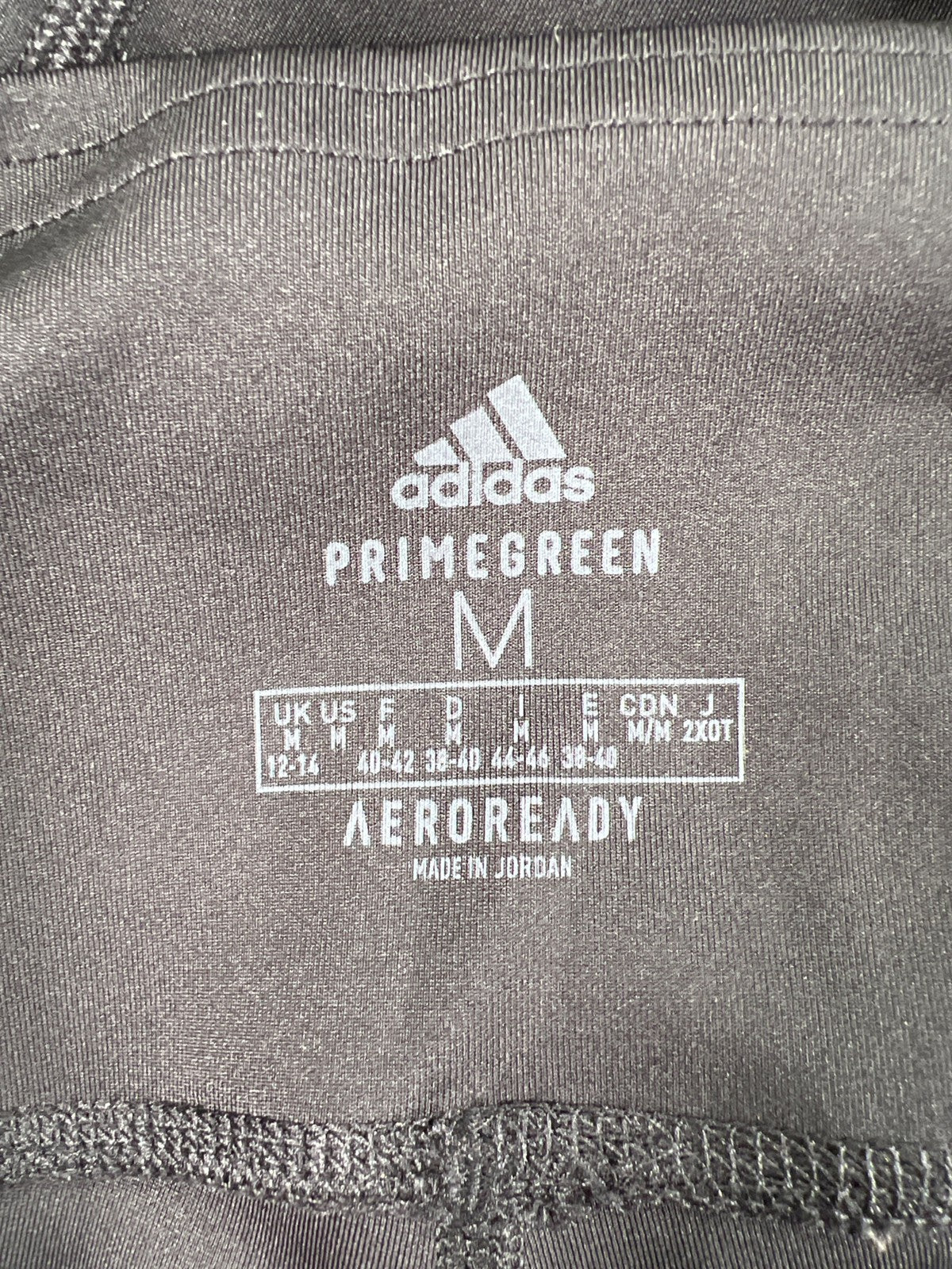 Adidas Women’s Black Aeroready Mesh Ankle Athletic Leggings - M