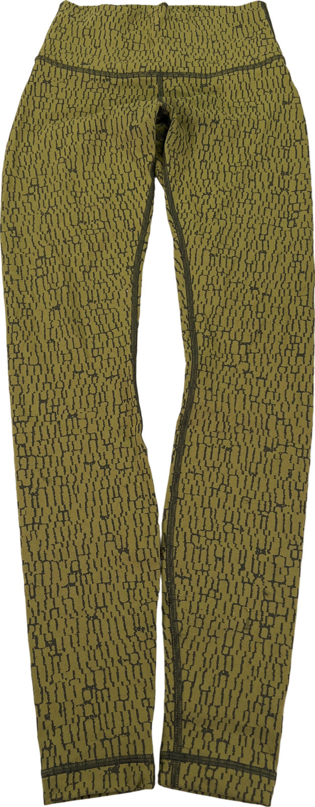 Lululemon Women’s Mossy Green Wunder Under High Rise Tight 28” Leggings - 4