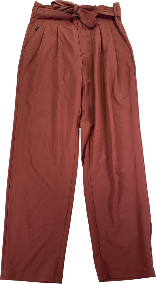 Athleta Women’s Cognac Brown Tie Waist Lightweight Skyline Pants II - 4