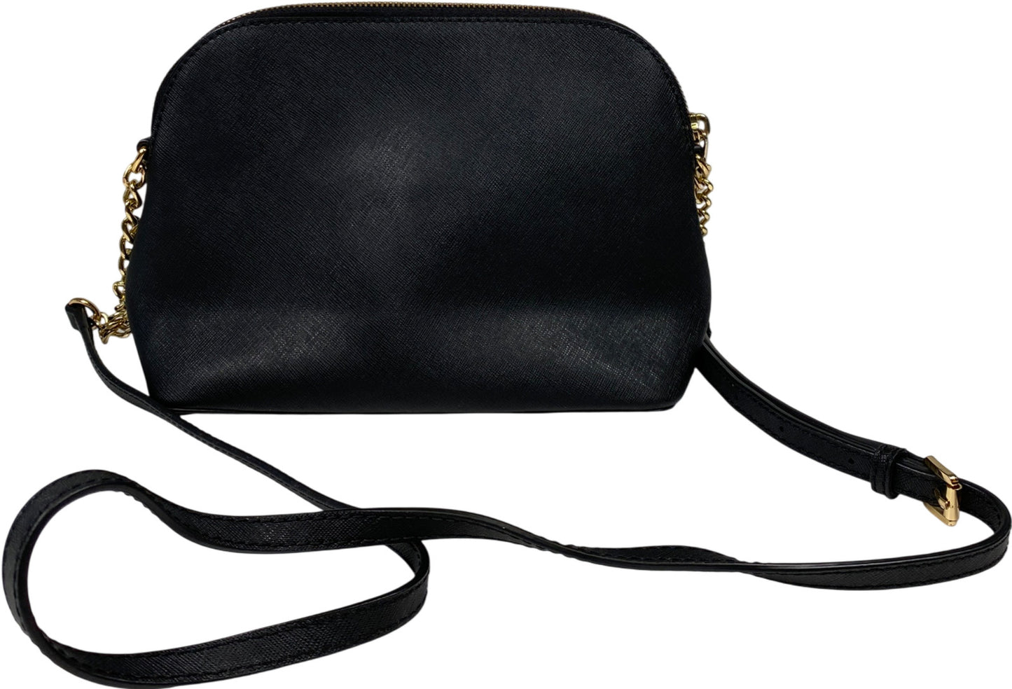 Michael Kors Women’s Black Saffiano Leather Cindy Dome Crossbody Purse