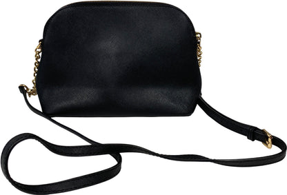 Michael Kors Women’s Black Saffiano Leather Cindy Dome Crossbody Purse