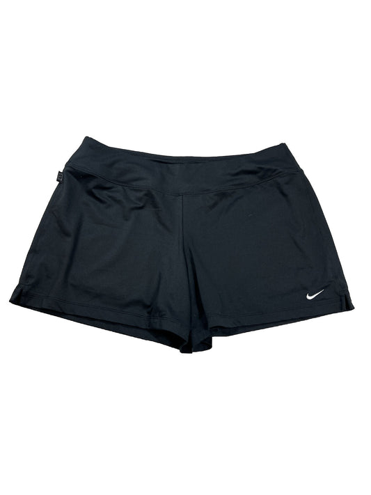 Nike Women's Black Dri-Fit Stay Cool Tennis Athletic Shorts - L