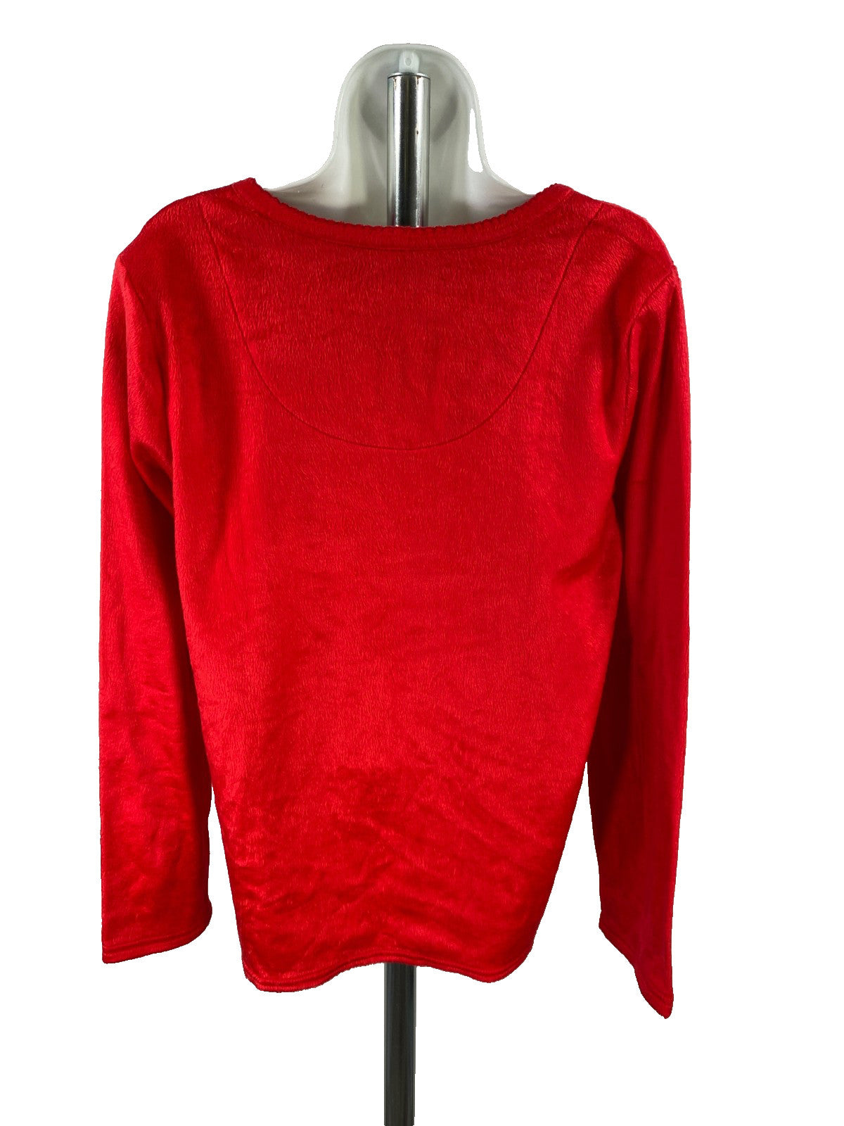 Croft and Barrow Women’s Red Two Piece Holiday Pajama Set - M