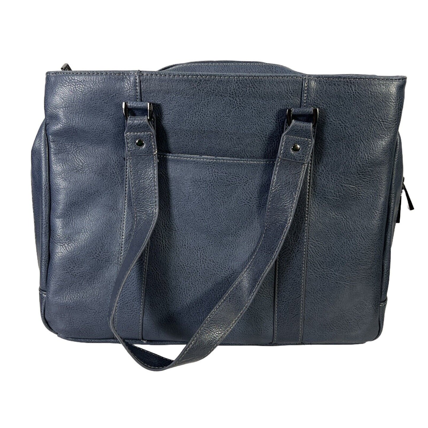 NEW Kenneth Cole Reaction Blue Commuter Tote Brief Bag