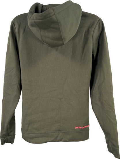 Under Armour Women’s Green Fleece Lined Semi-Fitted Pullover Sweatshirt - S