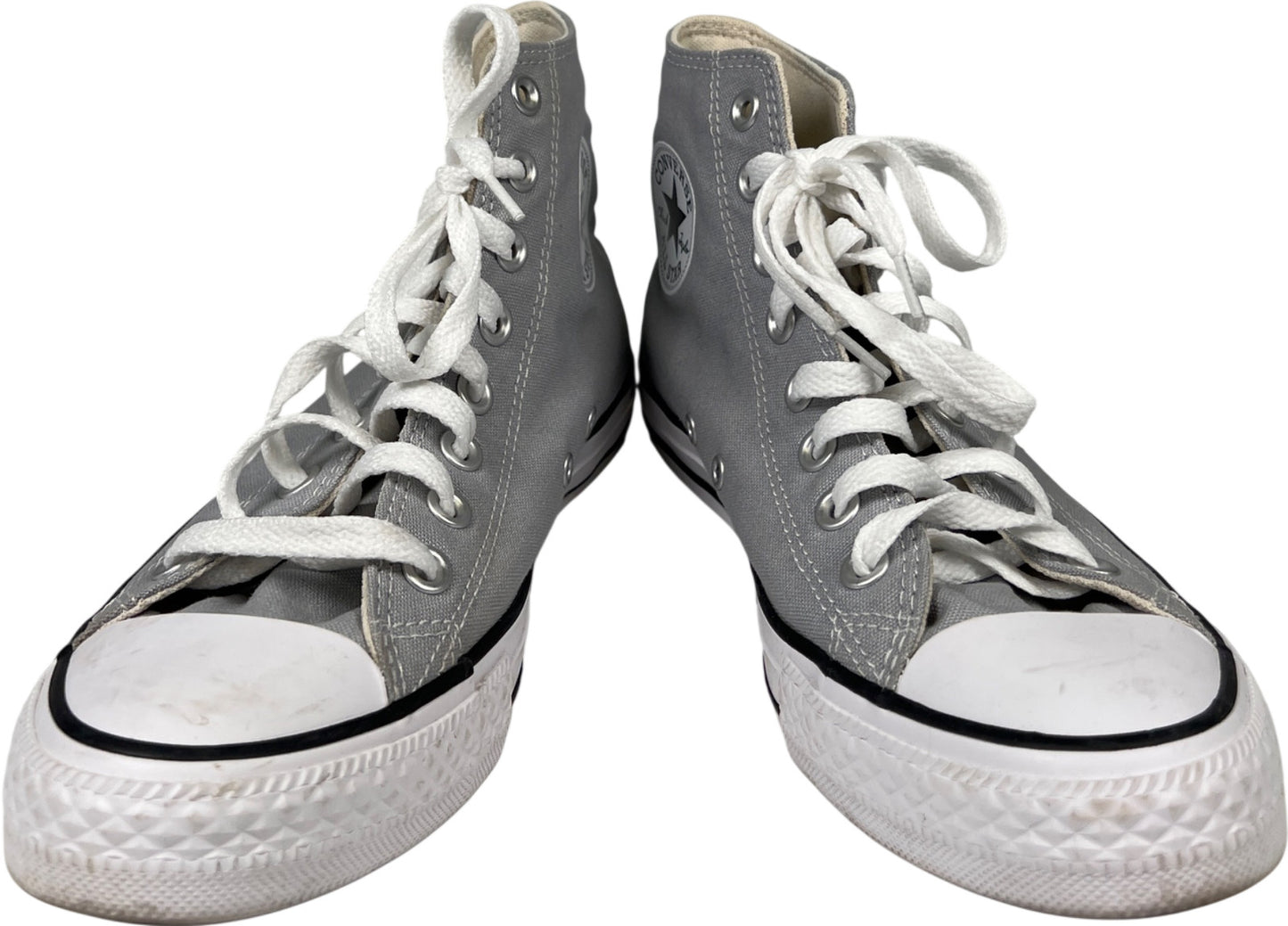 Converse Unisex Gray Chuck Taylor High Top Sneakers - Women’s 9