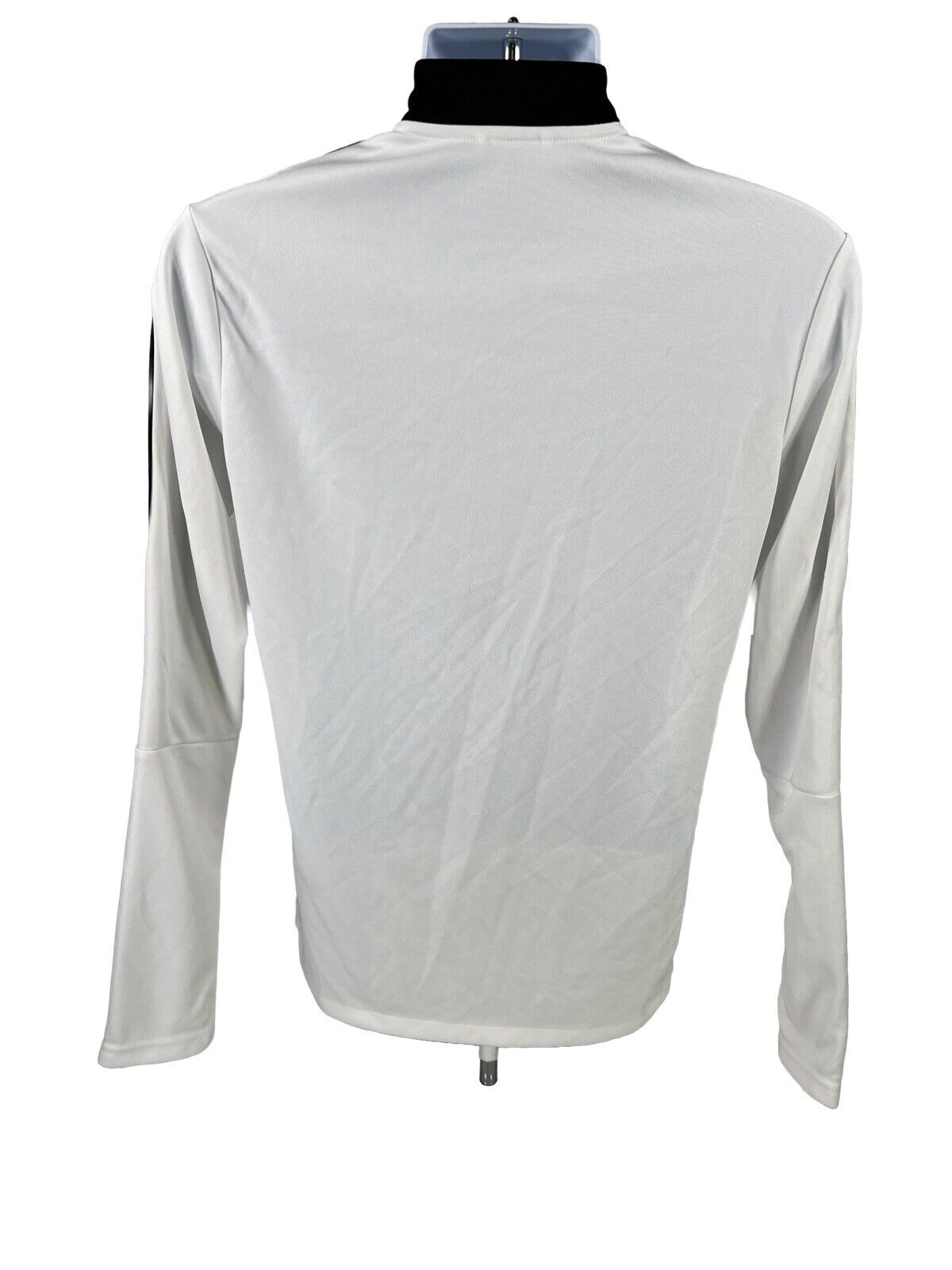 adidas Men's White Primagreen Full Zip Athletic Track Jacket - S