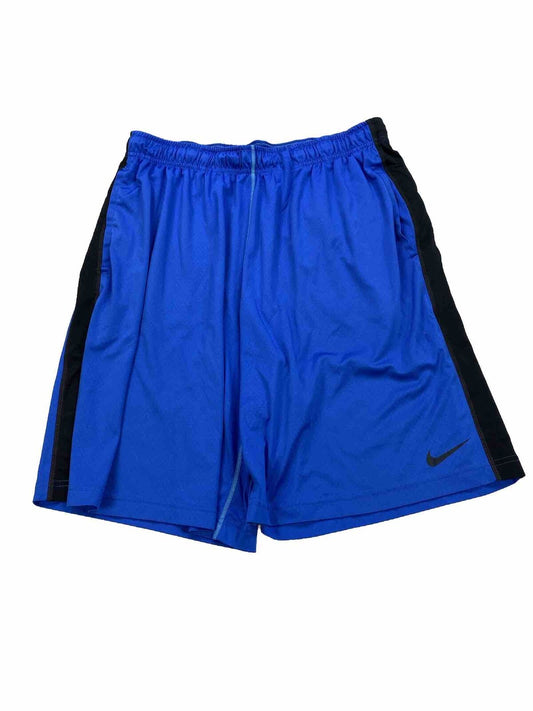 Nike Men's Blue Dri-Fit Athletic Basketball Shorts - XL
