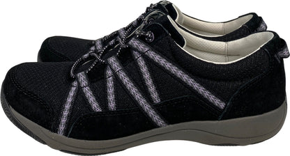 Dansko Women’s Black Suede Harlyn Slip On Walking Shoes - 38/US 8.5