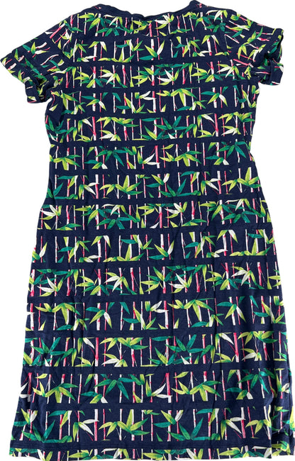 Tommy Bahama Women’s Navy Blue Floral Short Sleeve Sheath Dress - XS