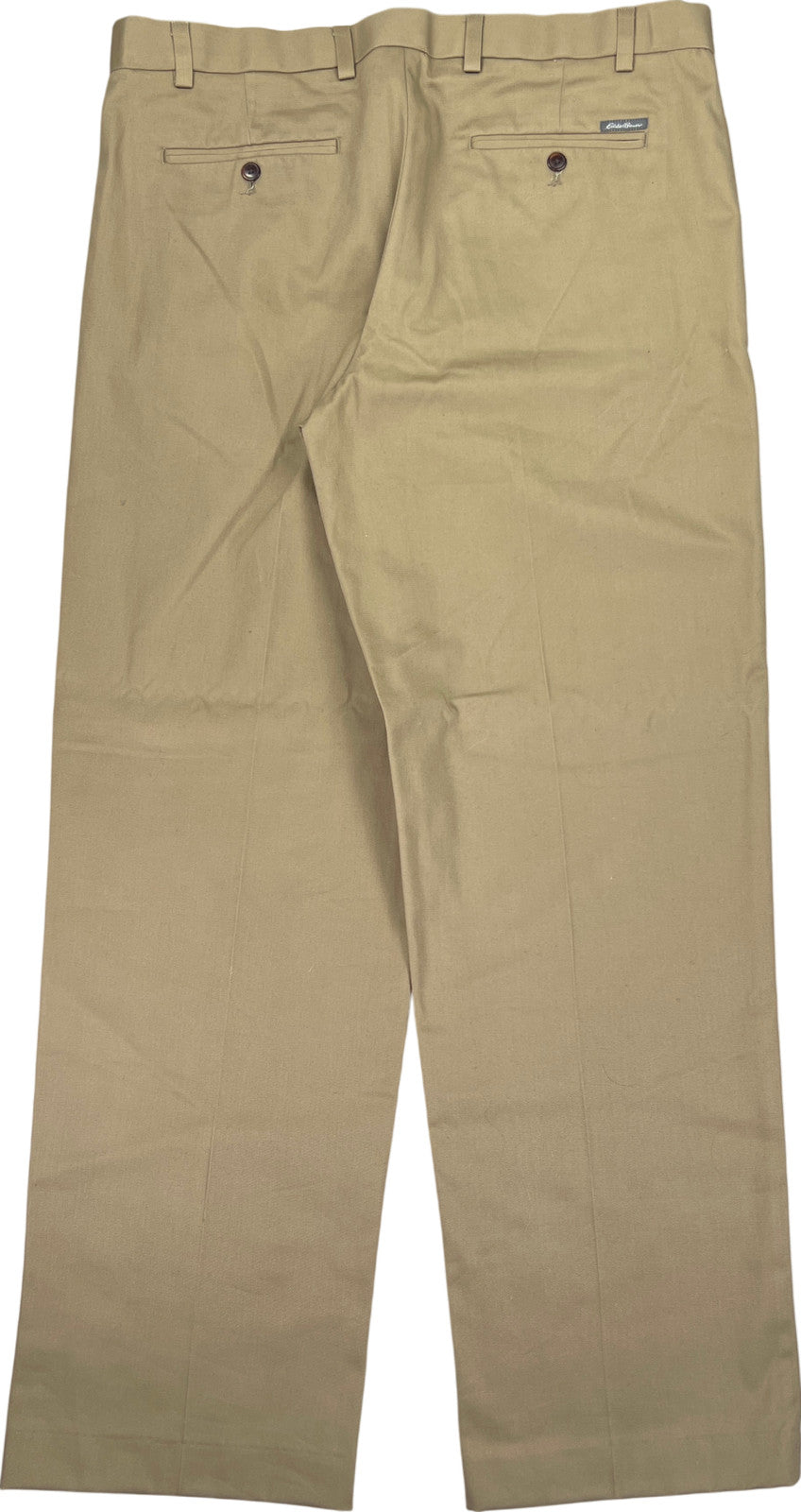 NEW Eddie Bauer Men’s Beige Relaxed Fit Khaki Pants - 38