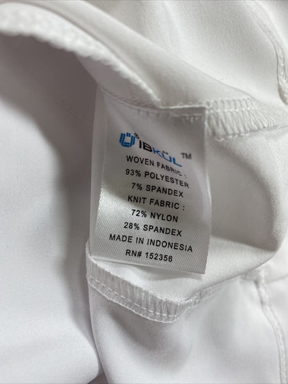 NUEVO IBKUL Falda pantalón deportiva con forro UPF 50+ blanco sólido para mujer - XS