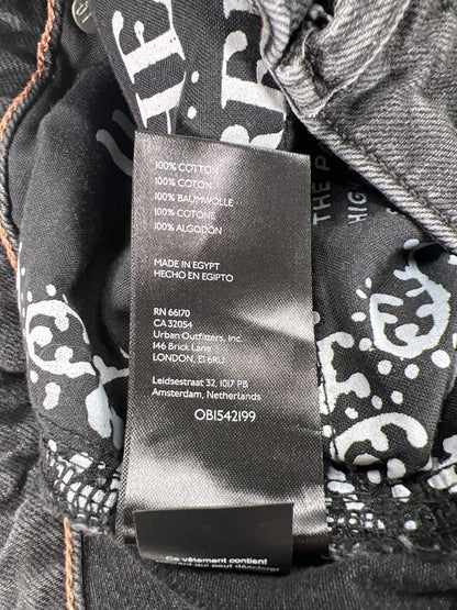 We The Free Women’s Black Straight Leg Denim Jeans - 27