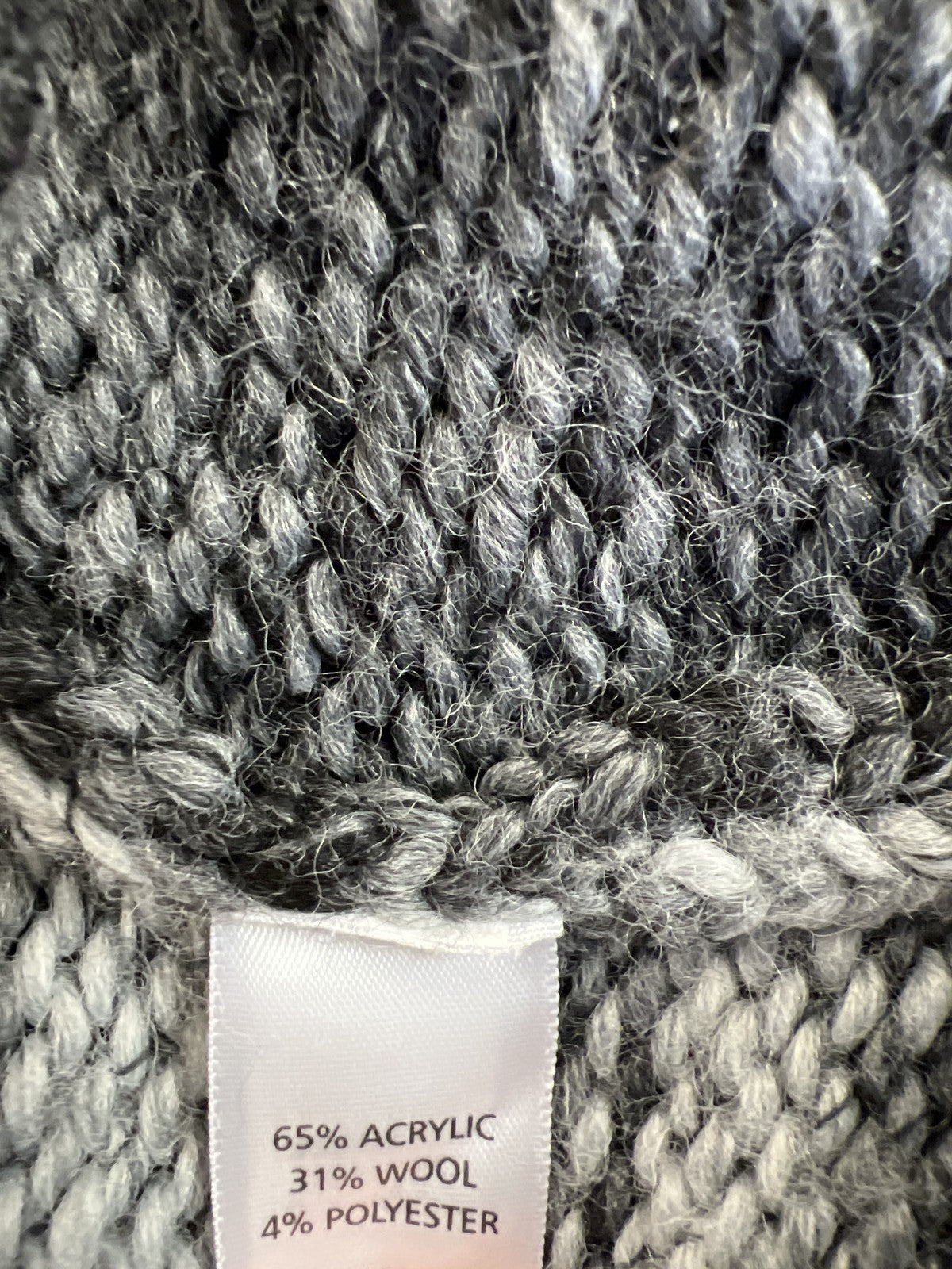 J.Jill Women’s Black/Gray Long Sleeve Button Up Cardigan Sweater - S